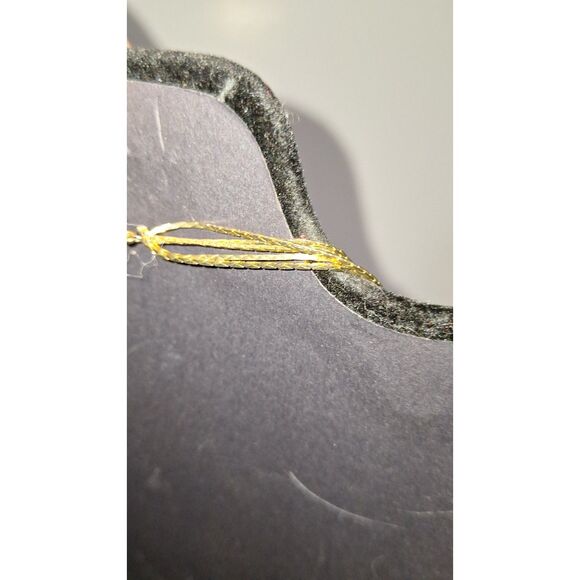 A Long Multi- Strand Chain Necklace Gold Tone Elegant Dainty Layered Dramatic - Picture 6 of 8